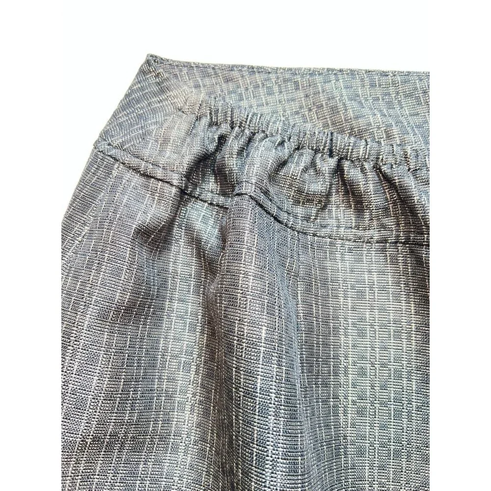 Jones Studio Women's Tweed Pencil Skirt Flat Front Size 24W Tan Back Slit Zip - Picture 10 of 11